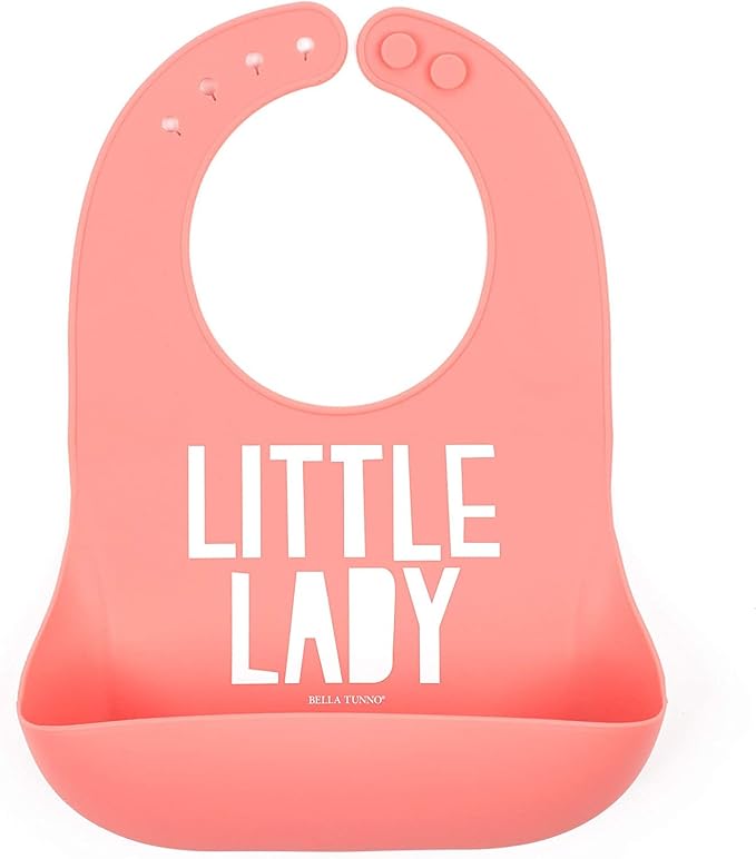 Baby Bib for Eating by Bella Tunno, Waterproof Silicone Bib by BellaTunno