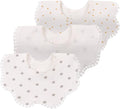 Bamery Baby Bandana Bibs White Cotton Drool Bibs by Bamery