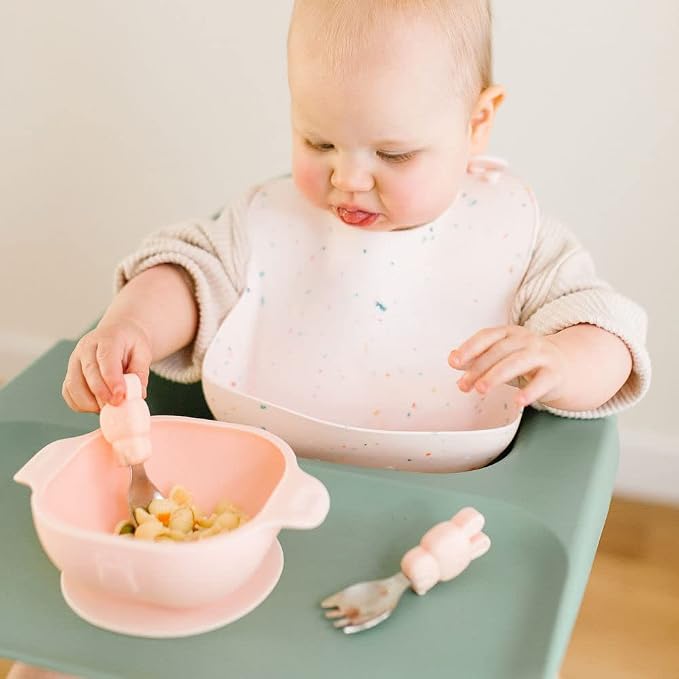 Loulou Lollipop Soft, Waterproof Silicone Feeding Bib - Image 2