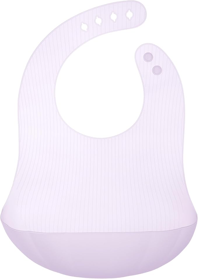 Olababy Fold N Go Silicone Baby Bib w Travel Case | Lightweight Design Eases by Olababy