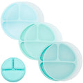 WeeSprout Silicone Divided Plates, 100% Food Grade Silicone Divided Plates by WeeSprout