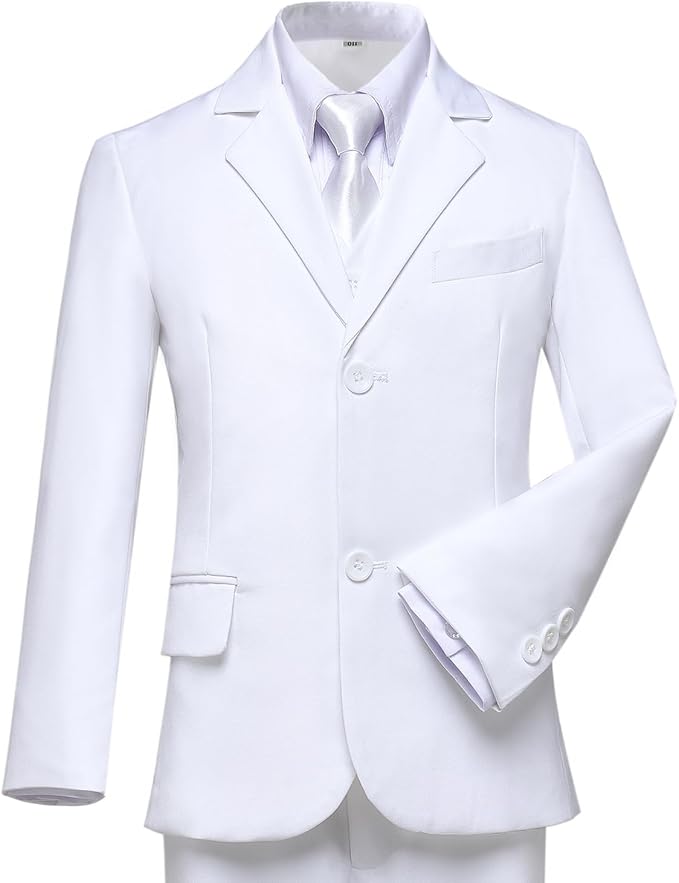 Boys Suit for Kids Tuxedo Suits for Wedding Formal Suit Set Toddler Boy Dress - Image 3