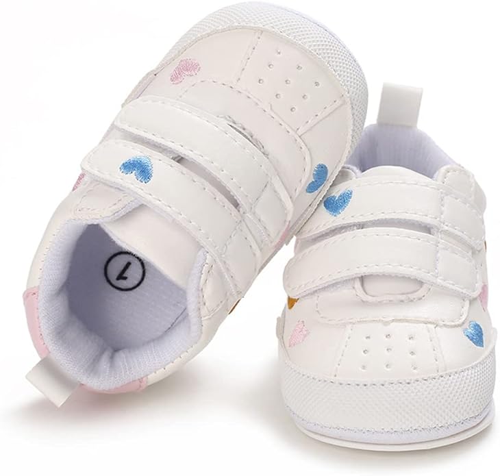 Clowora Baby Boys Girls Shoes Non-Slip Rubber Sole Sneakers Infant First - Image 2