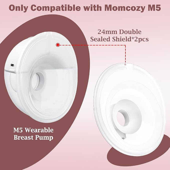 2pcs Double-Sealed Flange 24mm Compatible - Image 2