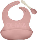 Personalized Silicone Bib and Spoon Set by MerchSalad--