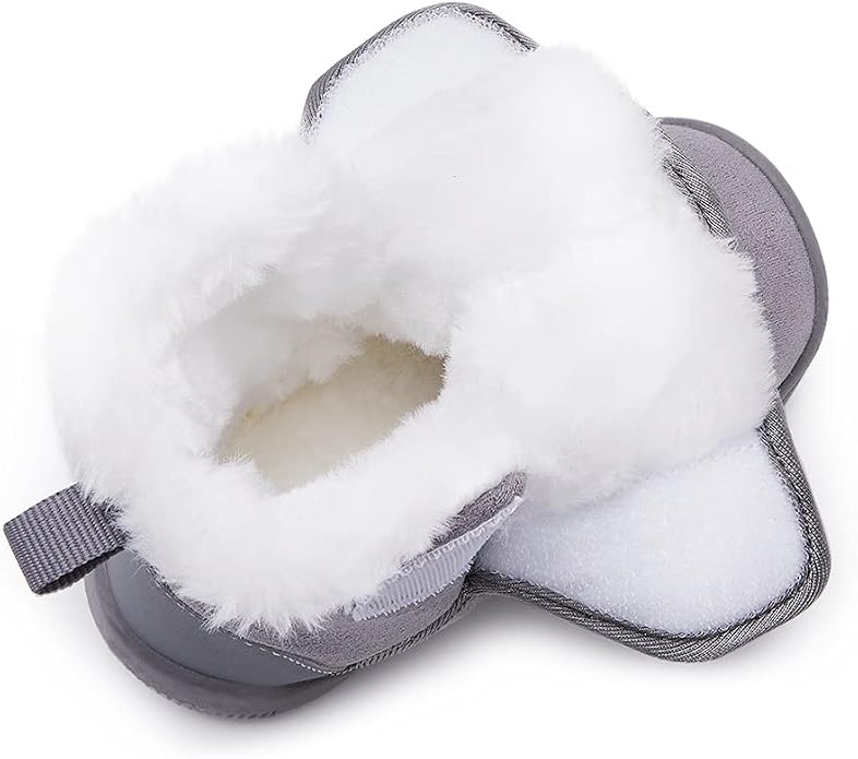 BMCiTYBM Girls Boys Snow Boots Warm Winter Fur Lined Baby Shoes - Image 4