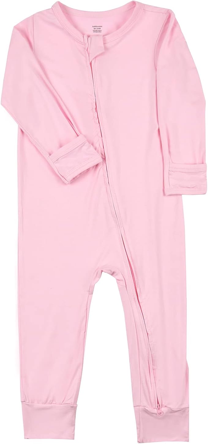 Aablexema Baby Footless Pajamas Zipper by Aablexema