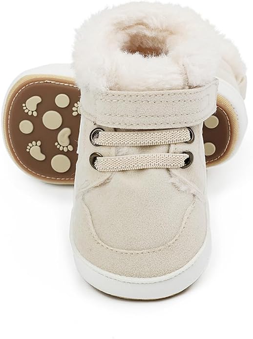 Clowora Baby Boys Girls Shoes Non-Slip Rubber Sole Sneakers Infant First - Image 3