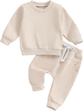 Tiaham Baby Boy Clothes Girl Outfits Fashion Sweatshirt Sweat Pant Kids Toddler by Tiacham