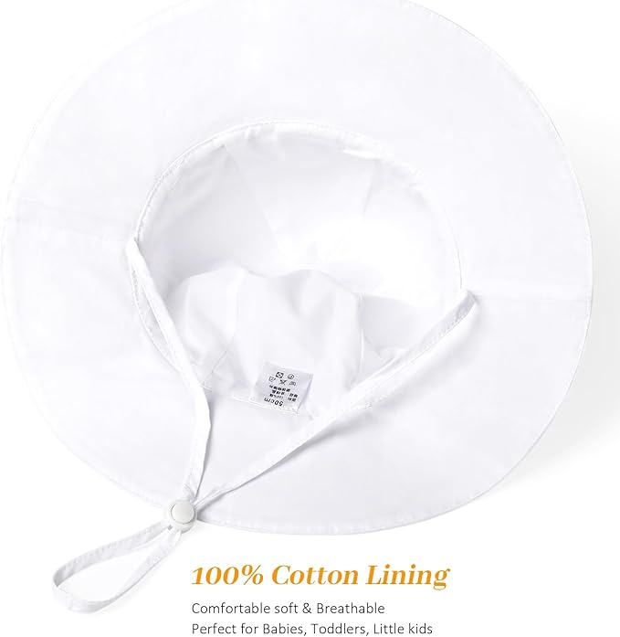 Baby Girl Sun Hat Summer Foldable Beach Hats - Image 3