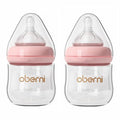 Glass Baby Bottles, Anti Colic Breastfeeding Bottle by oberni