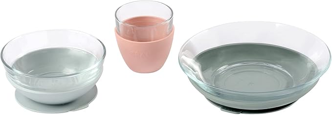 BEABA 3-Piece Glass Meal Set by BEABAUSA