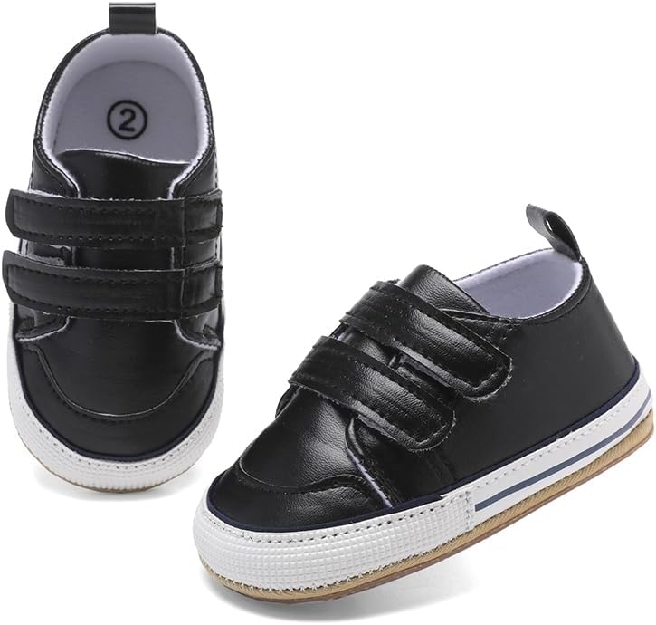 Clowora Baby Boys Girls Shoes Non-Slip Rubber Sole Sneakers Infant First - Image 4
