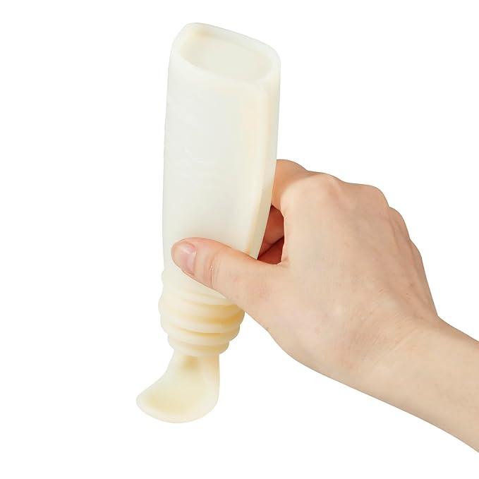 PandaEar 3 Pack Silicone Baby Food Pouches, Reusable Squeeze Pouches - Image 4