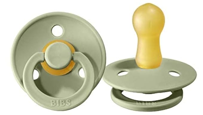 BIBS Pacifiers Colour Collection | Natural Rubber Baby Pacifier | Set of 2 by BIBS