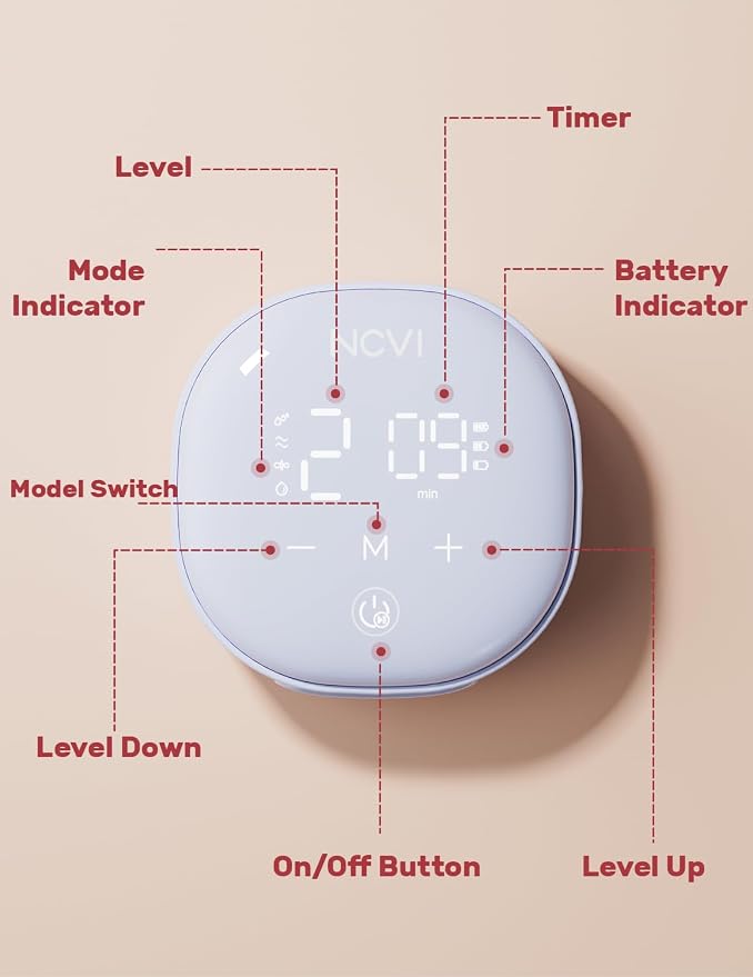 NCVI Wearable Breast Pump Hands Free - Image 9