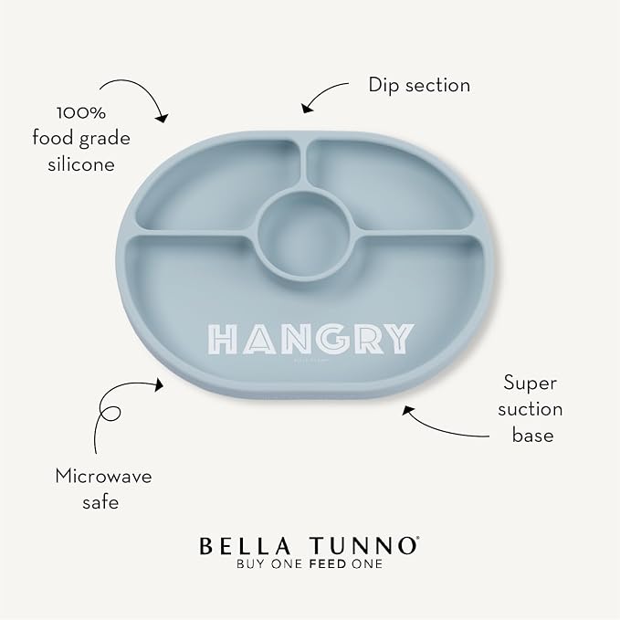 Bella Tunno Suction Plate for Babies & Toddlers, Self-Feeding Dish for Baby Led - Image 7