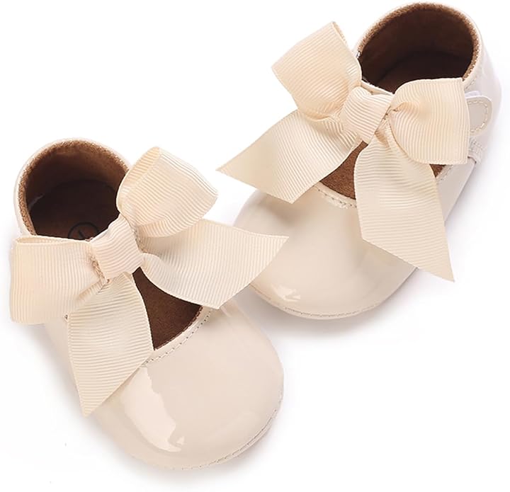 COSANKIM Baby Girls Mary Jane Flats Shoes Anti-Slip Rubber Sole Infant Toddler - Image 5