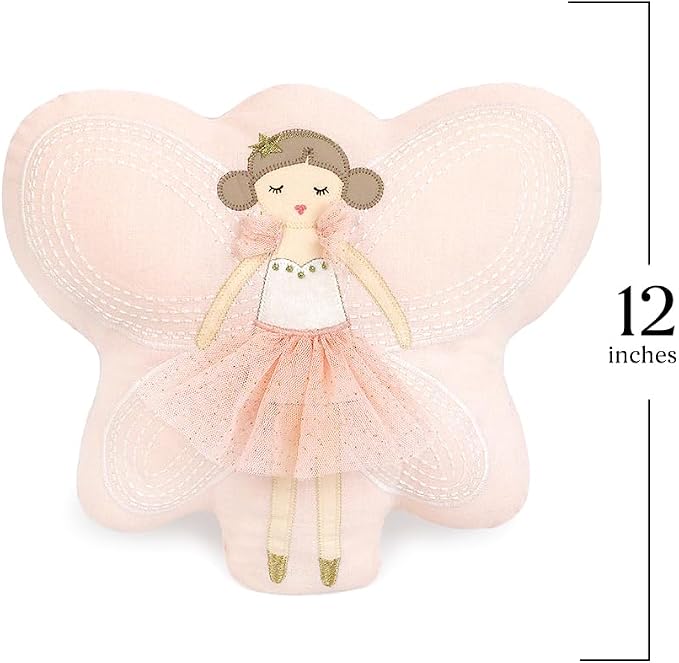 MON AMI Fairy Accent Décor Pillow – 13" x 12”, Soft Plush Stuffed Hugging Pillow - Image 3