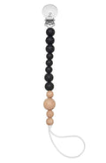 Colour Block Pacifier Clip – Food-Grade Silicone Soother Holder & Teether Strap by LoulouLollipop