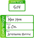 Name Bubbles - Reusable Baby Bottle Labels by NameBubbles