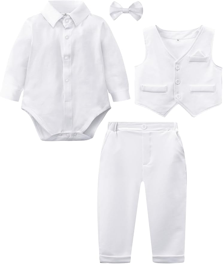 A&J DESIGN Baby Boy Suits Clothes Infant Toddler Formal Gentleman Outfits - Image 5