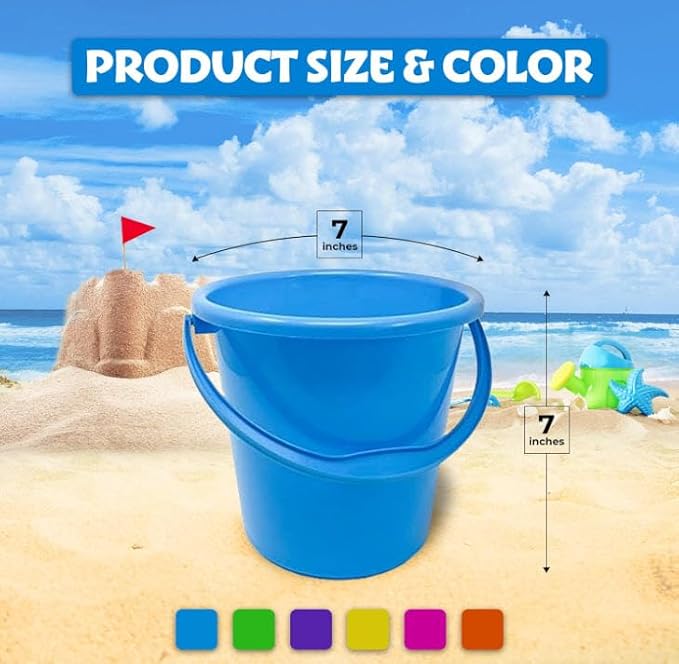 Podzly 108 Pack Beach Pails Sand Buckets - Image 3