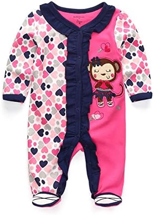 Kiddiezoom Baby and Toddler Boys'Snug Fit Footed One-Piece Romper Jumpsuit - Image 3