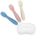 WeeSprout Baby Spoons for Self Feeding 6 Months +, Soft & Durable Silicone by WeeSprout