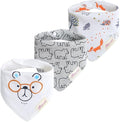JN&LULU 3 Pack Newborn Baby Bibs Bandana Drool Bibs by JNLULU