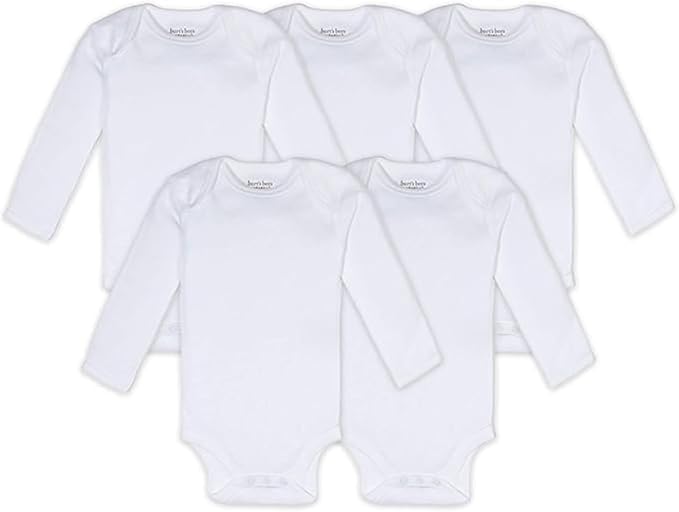 Burt's Bees Baby Organic Cotton Bodysuits – Baby Boy & Girl Short and Long by BurtsBeesBaby
