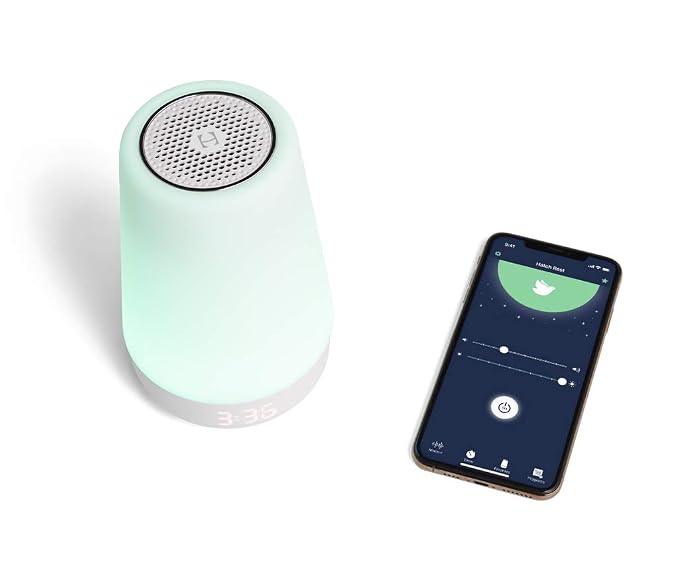 Hatch Rest+ 1st Gen Baby Sound Machine, Night Light, Time-to-Rise Plus Audio - Image 2