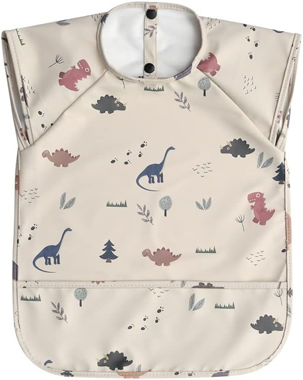 GZMM Waterproof Baby Bibs, Infant Toddler Extra Cover Feeding Bib by GZMM