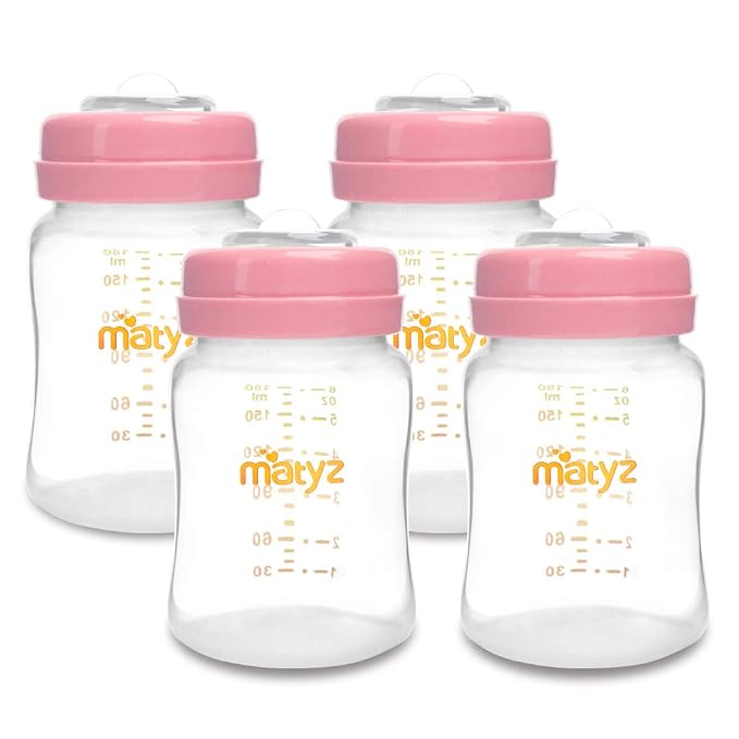 Matyz 4-PACK Breast Milk Collection And Storage Bottles by Matyz