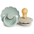 FRIGG Daisy Natural Rubber Baby Pacifier | Made in Denmark | BPA-Free 2-Pack by mushie