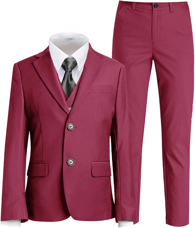 Boys Suit for Kids Tuxedo Suits for Wedding Formal Suit Set Toddler Boy Dress by Tomic