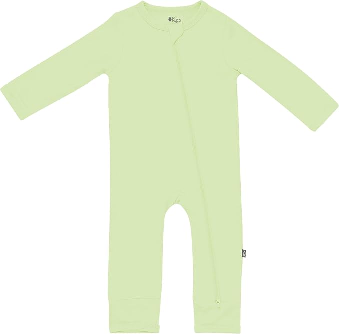 KYTE BABY Unisex Rayon Made From Bamboo Zippered Rompers 0-24 Months - Image 3