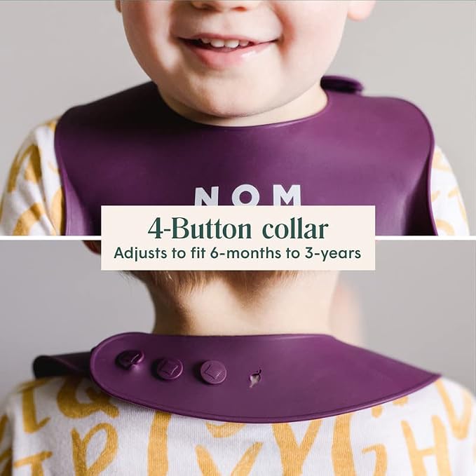 Simka Rose Silicone Baby Bibs - Image 6