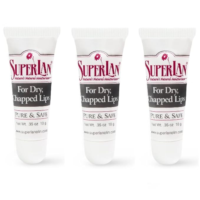 Lanolin Lip Balm 3 pack by Superlan