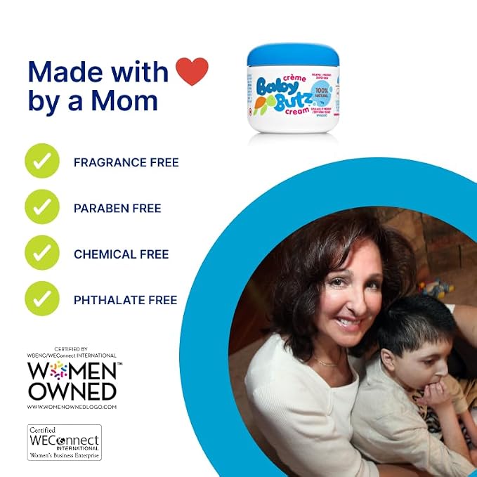 Diaper Rash Cream | 100% Natural Zinc Oxide Maximum Strength Butt Paste | - Image 4