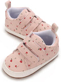 2Pairs Baby Shoes, Boys Girls Non-Slip Rubber Sole Sneakers, Unisex Infant Soft by 82-eitwo