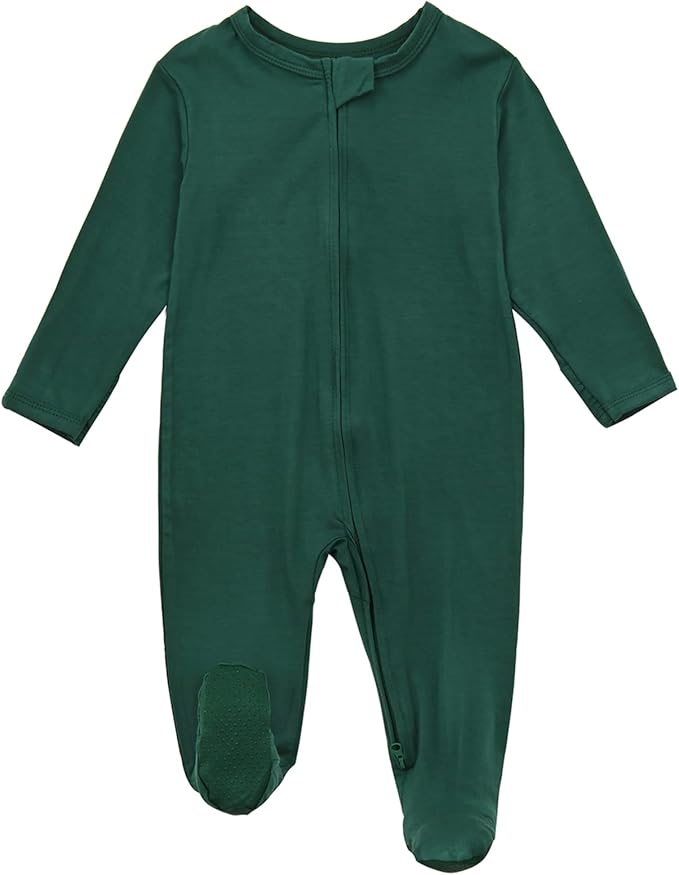 Aablexema Baby Zipper Pajamas Bamboo Rayon - Image 3