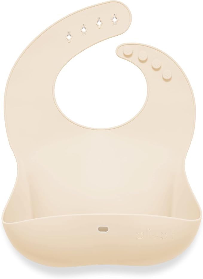 Ali+Oli Silicone Bib Waterproof Silicone Bibs by AliOli