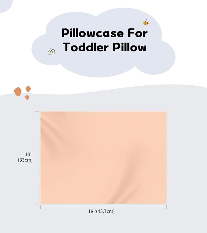 Deep Dream Toddler Pillowcases for 13x18 Pillow 2 Pack, 100% Cotton Travel - Image 2