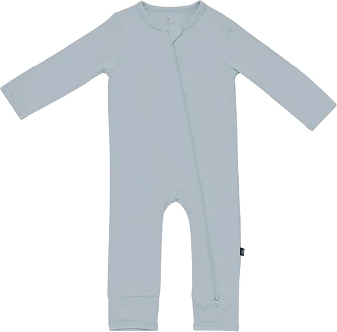 KYTE BABY Unisex Rayon Made From Bamboo Zippered Rompers 0-24 Months by KYTEBABY