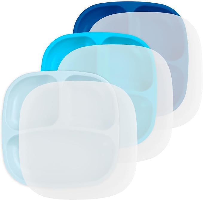 Re-Play Toddler Plates with Dividers by Re-Play