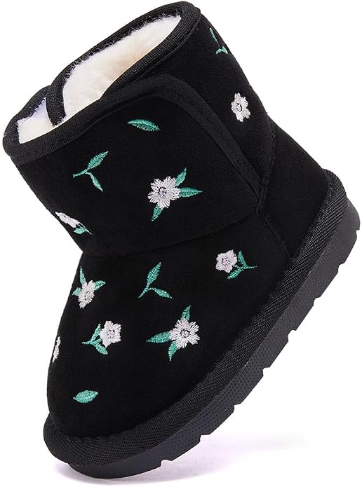 BMCiTYBM Girls Boys Snow Boots Warm Winter Fur Lined Baby Shoes by BMCiTYBM