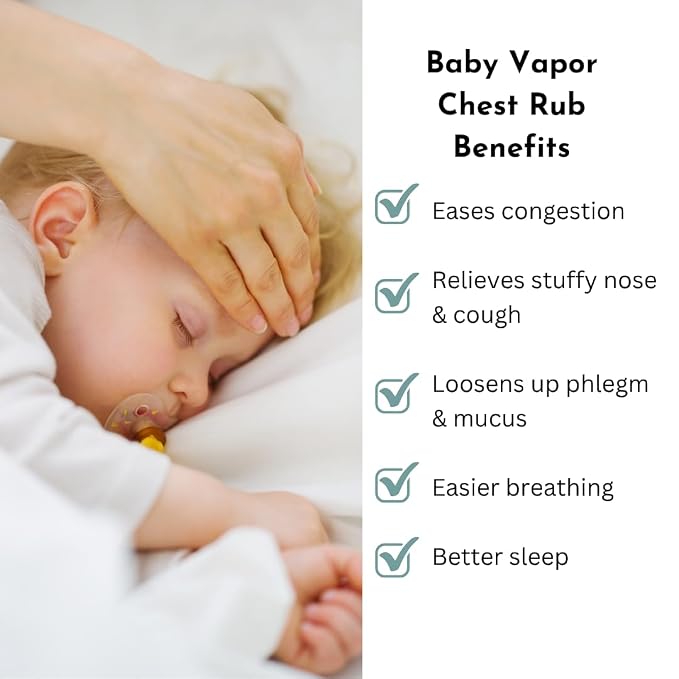 Irene Organics Organic Baby Vapor Chest Rub Clean Vapo Rub Made - Image 3