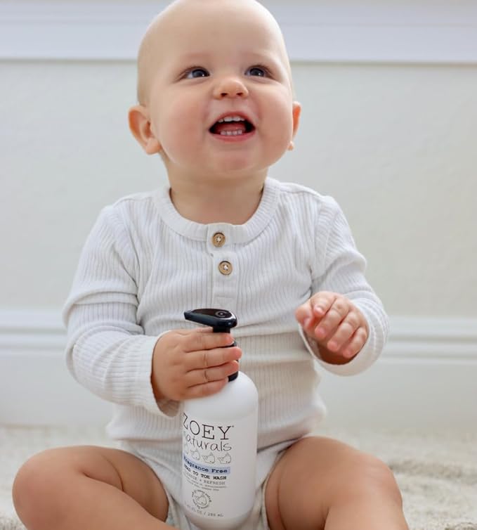 Absolutely Natural Zoey Naturals Fragrance-Free Head to Toe Baby & Toddler Wash - Image 5