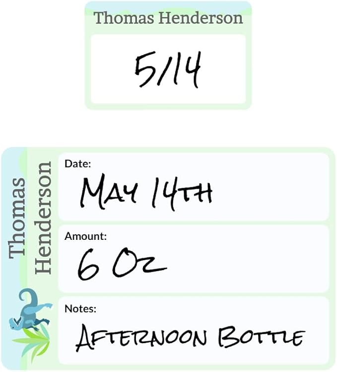 Name Bubbles - Reusable Baby Bottle Labels by NameBubbles